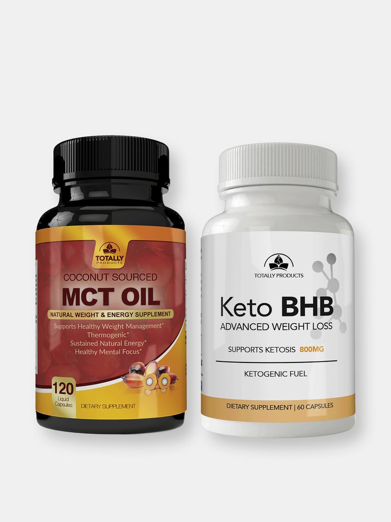 Totally Products Keto Slim BHB & Pure MCT Oil Combo Pack