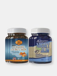 Turmeric Curcumin and Night Slim Combo Pack