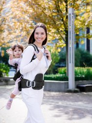 New Born to Toddler Baby Carrier Cotton - Black/Camel