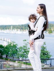 New Born to Toddler Baby Carrier Cotton - Black/Camel