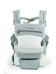 New Born to Toddler Baby Carrier Mesh - New Born to Toddler Baby Carrier Mesh Pearl GreyPearl Grey - Mesh Pearl Grey