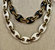 Amherst Reversible Necklace In Black/White