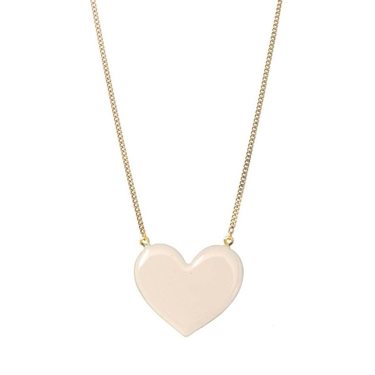 Falling For You Necklace In Pink - Pink