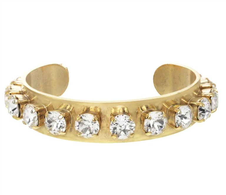 Women's Nyon Cuff Bracelet In Swarovski Crystals - Swarovski Crystals