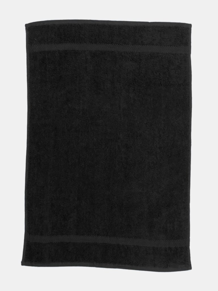 Towel City Luxury Range Guest Towel (550 GSM) (Black) (One Size)