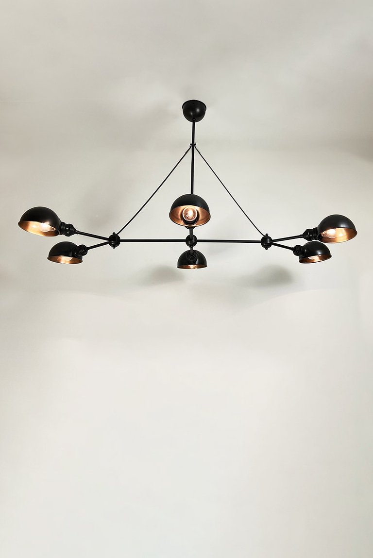 Black Billiard Industrial Lamp - Black