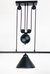 Carlo Black Pulley Lamp