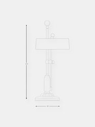 Deco Banker Metal Table Lamp