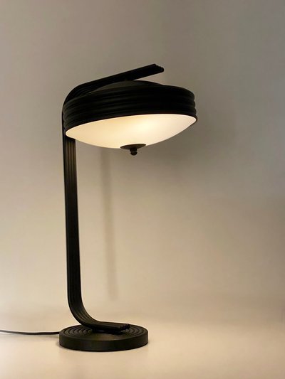 Trea Lighting Minion Black Art Deco Table Lamp product