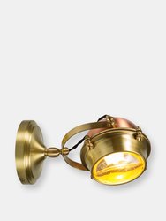 Navy Metal Wall Lamp