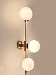 Trio ArtDeco Triple Sconce