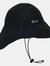 Adults Unisex Ando DLX Waterproof Rain Hat - Black - Black