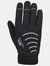 Adults Unisex Crossover Gloves (1 Pair) - Black - Black