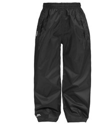 Adults Unisex Packup Trouser Waterproof Packaway Pants/Trousers - Black