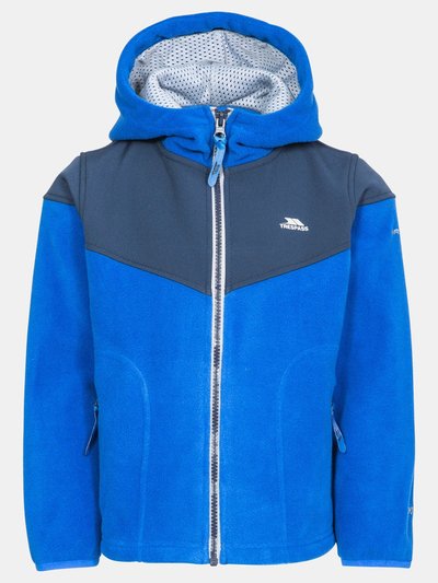 Trespass Boys Bieber Hooded Fleece Jacket - Blue product