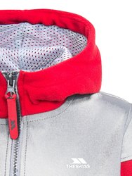Boys Bieber Hooded Fleece Jacket - Red
