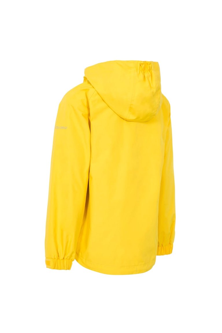 Childrens Boys Overwhelm Rain Jacket - Sunshine