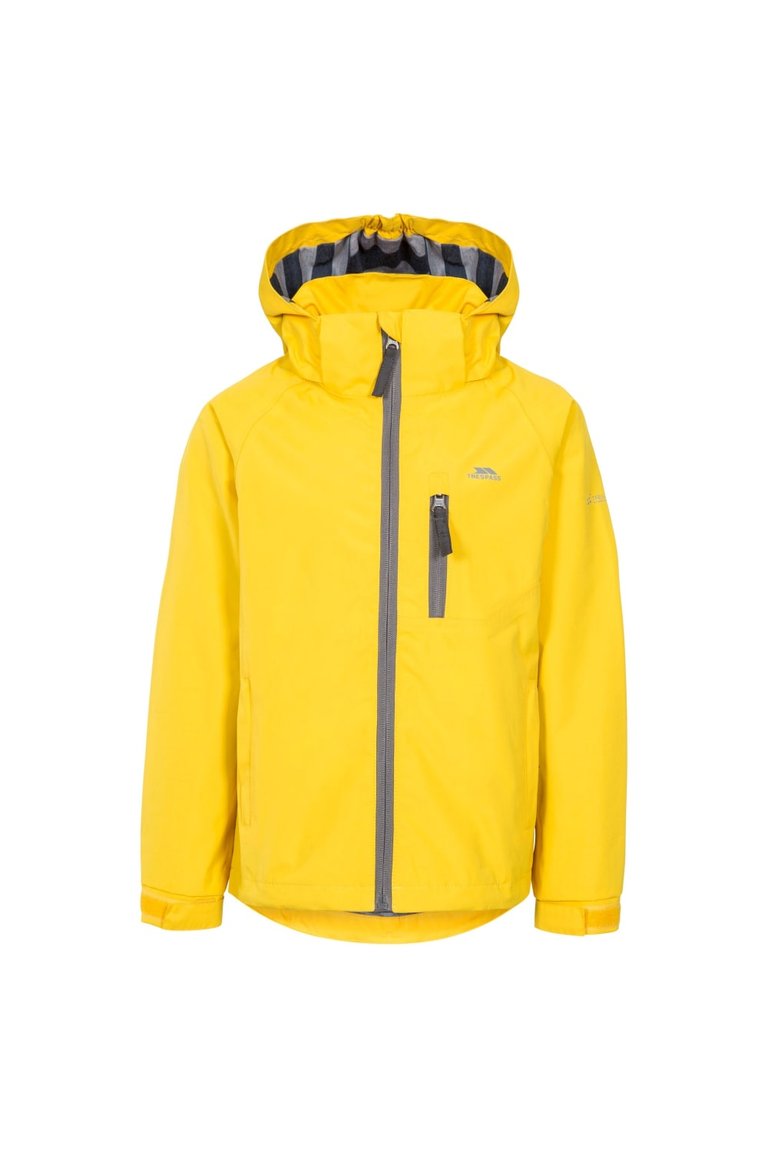 Childrens Boys Overwhelm Rain Jacket - Sunshine - Sunshine