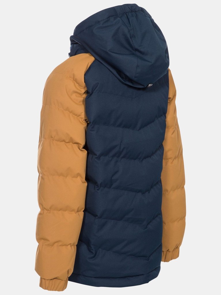 Childrens Boys Sidespin Waterproof Padded Jacket - Sandstone