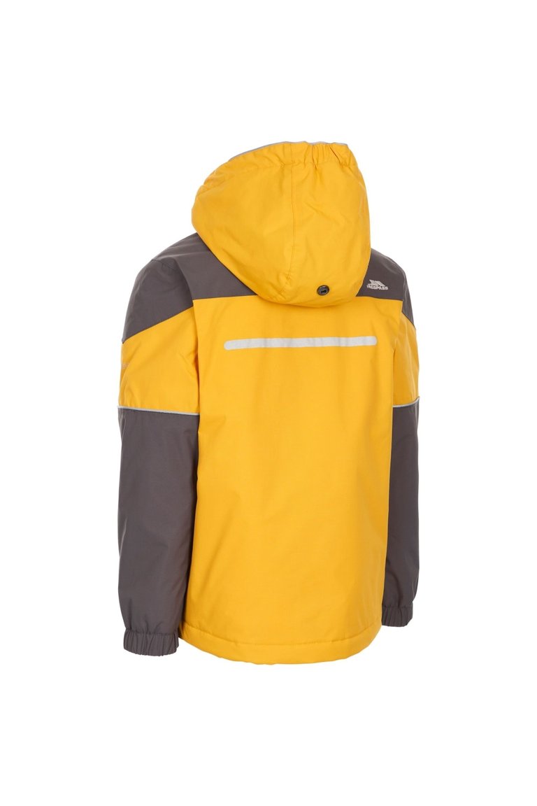 Childrens Boys Unlock Waterproof Jacket - Honeybee