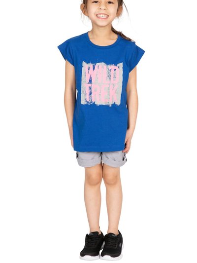 Trespass Childrens Girls Arriia Short Sleeve T-Shirt - Blue Moon product