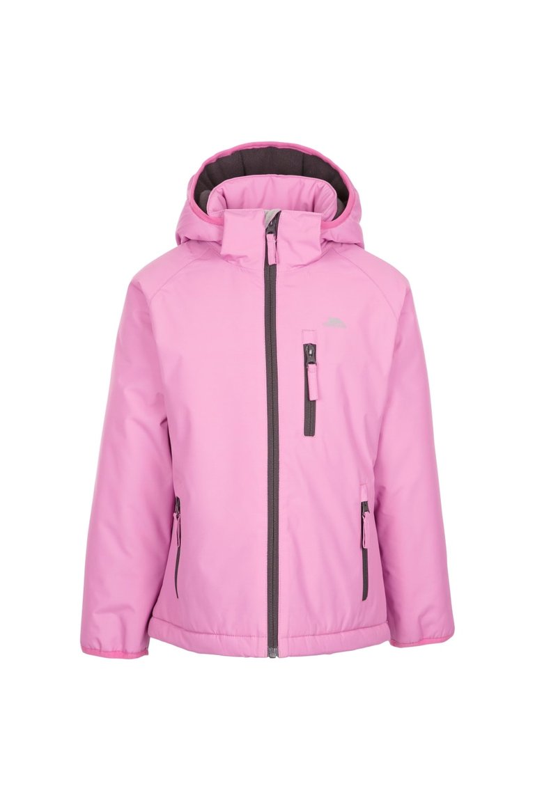 Childrens Girls Shasta Waterproof Jacket - Deep Pink - Deep Pink