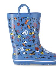 Childrens/Kids Apolloton Wellington Boots - Cosmic Blue