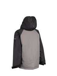 Childrens/Kids Discover Contrast Zip Jacket - Storm Grey
