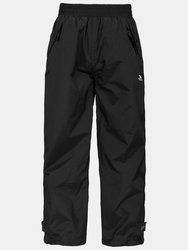 Childrens/Kids Echo Waterproof Pants/Trousers - Black