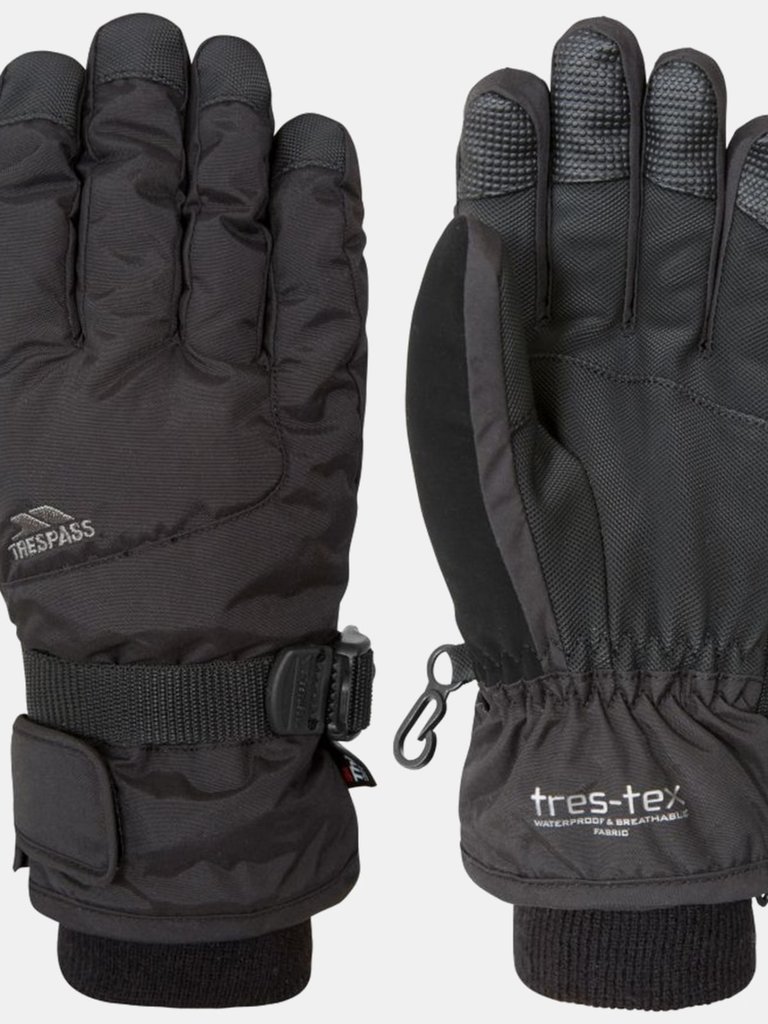 Childrens/Kids Ergon II Ski Gloves - Black - Black