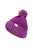 Childrens/Kids Nefti Pom Pom Beanie - Wild Purple - Wild Purple