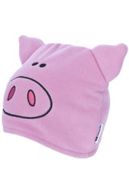 Childrens/Kids Oinky Pig Beanie Hat - Blossom - Blossom