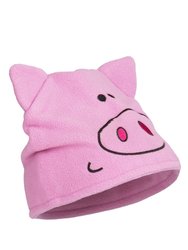 Childrens/Kids Oinky Pig Beanie Hat - Blossom