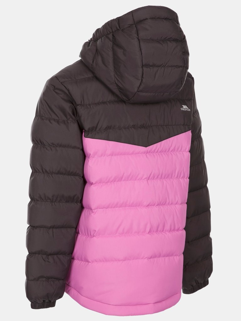 Childrens/Kids Oskar Padded Jacket - Deep Pink