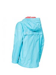 Childrens/Kids Qikpac Waterproof Packaway Jacket - Aquatic