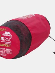 Childrens/Kids Qikpac X Unisex Packaway Jacket - Cassis