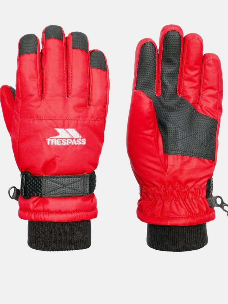 Childrens/Kids Ruri II Ski Gloves - Red - Red