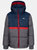 Childrens/Kids Strewd Contrast Zip Padded Jacket - Storm Grey - Storm Grey