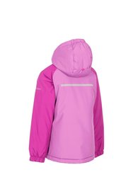 Childrens/Kids Tuneful Waterproof Jacket - Deep Pink