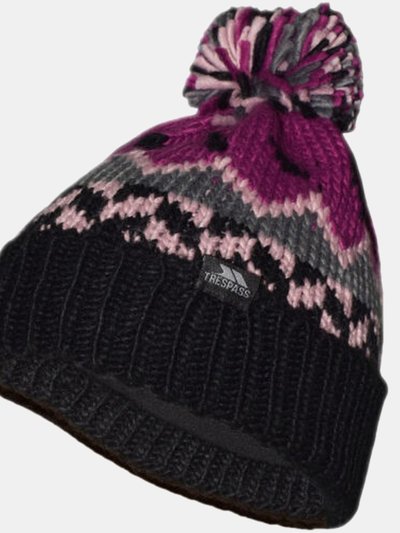 Trespass Childrens/Kids Twiglet Chunky Knit Fleece Lined Hat product
