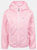 Childrens/Kids Wonderful Stripe Fleece Jacket - Pale Pink