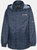 Childrens Unisex Totam Zip Up Packaway Waterproof Jacket - Navy Dash - Navy Dash