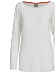 Daintree Womens Long Sleeved T Shirt - White Marl