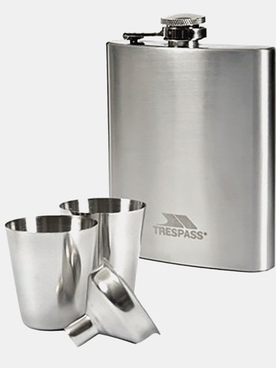 Trespass Dramcask Stainless Steel Hip Flask (Silver) (One Size) product