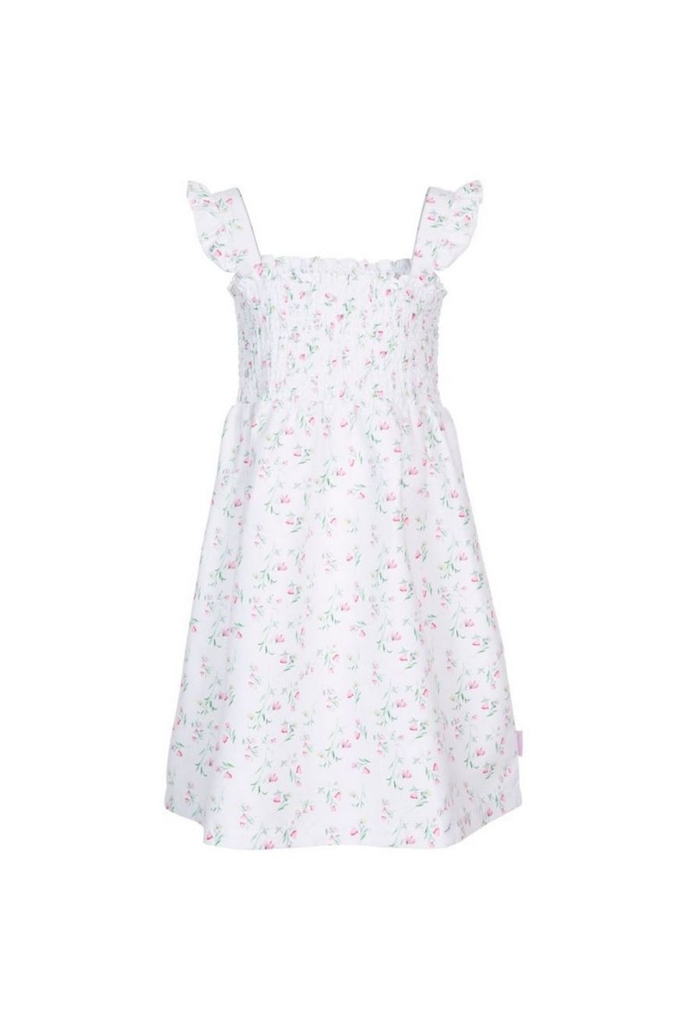 Girls Annlily Dress - White