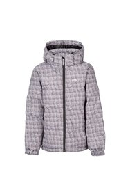 Girls Combine Padded Jacket - Platinum - Platinum