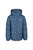 Girls Combine Padded Jacket - Navy