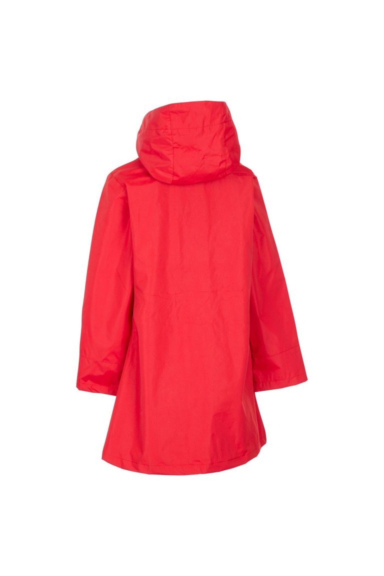 Girls Drizzling Waterproof Jacket - Red