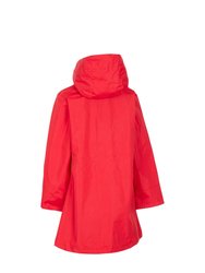 Girls Drizzling Waterproof Jacket - Red
