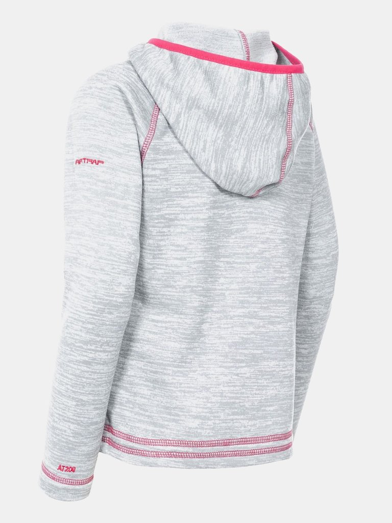 Girls Goodness Fleece Jacket - Platinum Marl